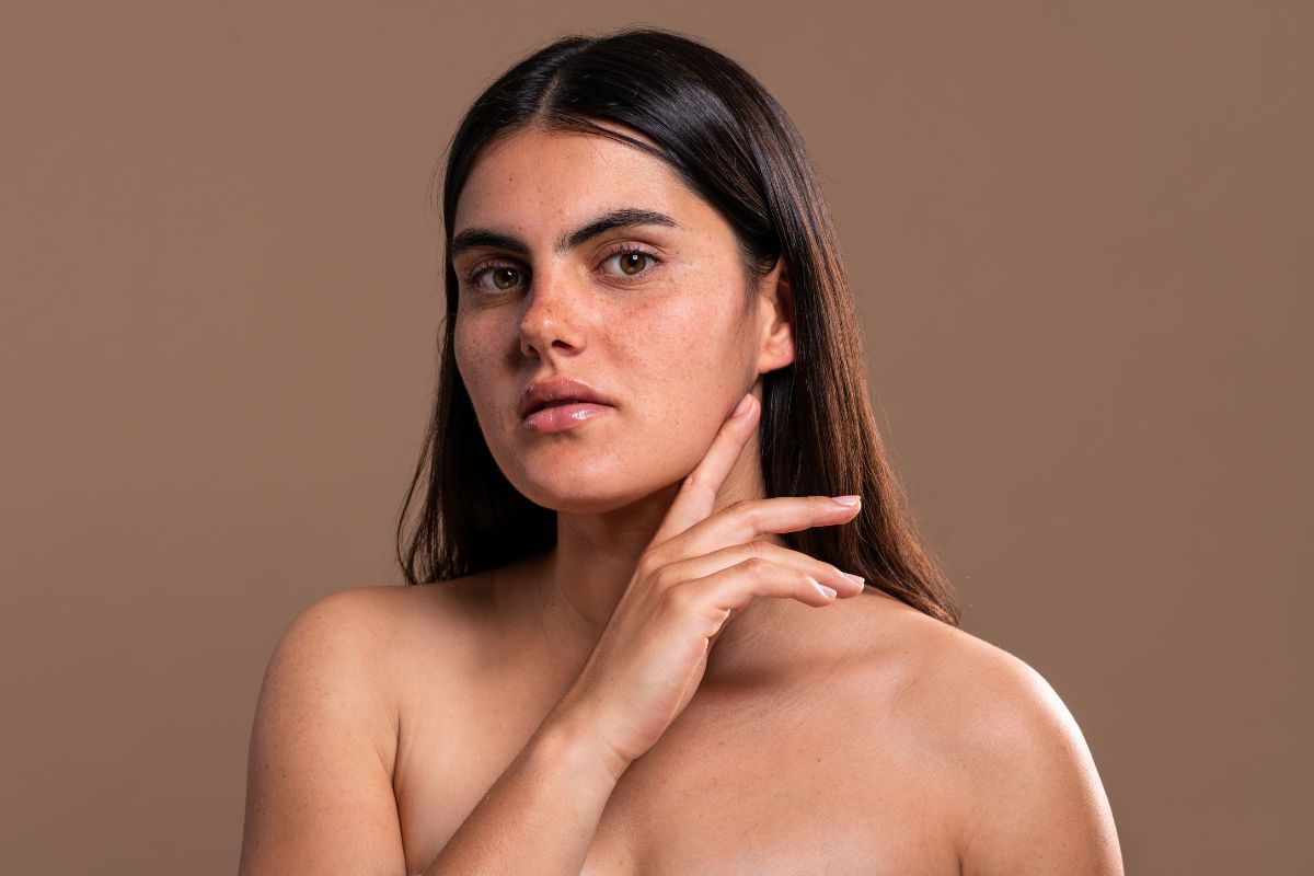 modella in primo piano