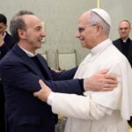Roberto Benigni e Papa Leone XIV