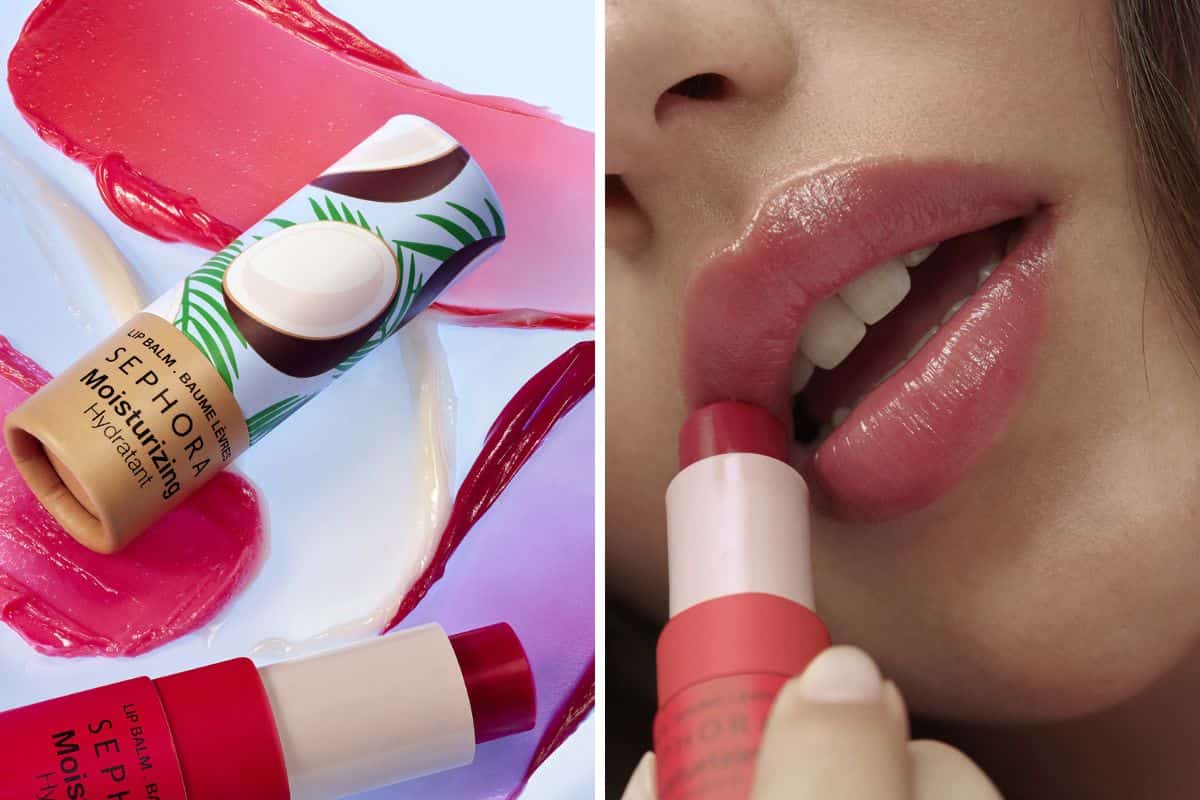 labbra donna con lip balm Sephora