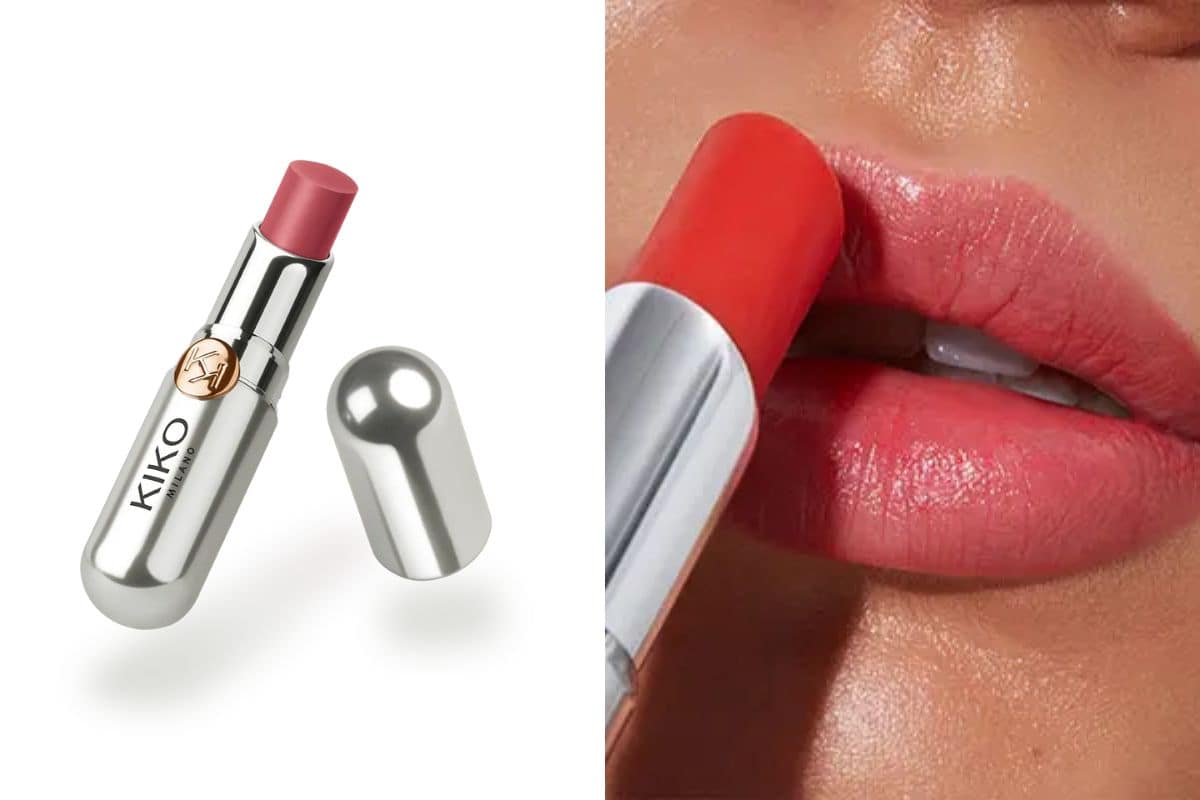 labbra donna con lip balm Kiko