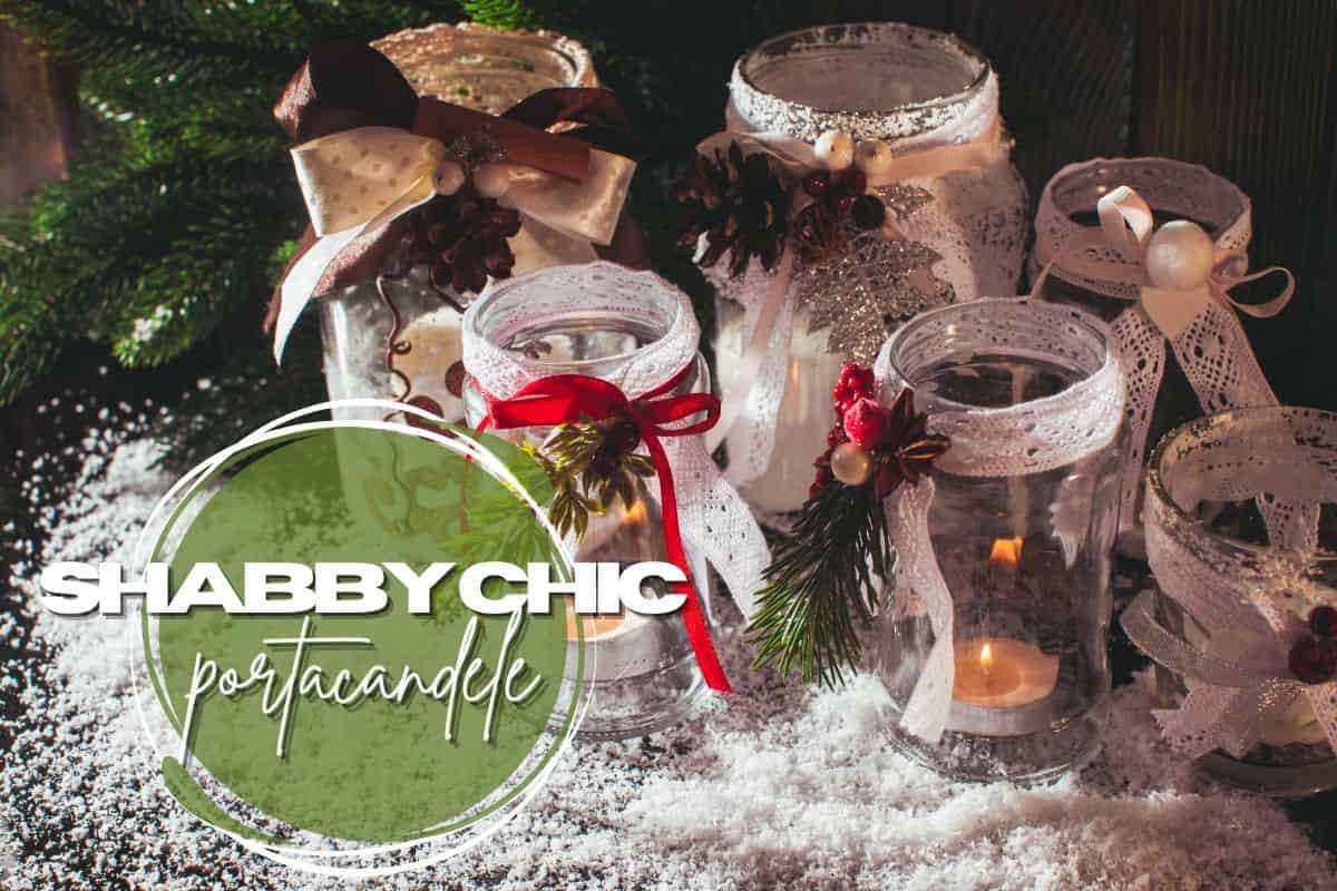 Barattoli decorati shabby chic