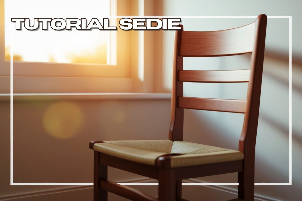 sedia di legno in primo piano vicino finestra