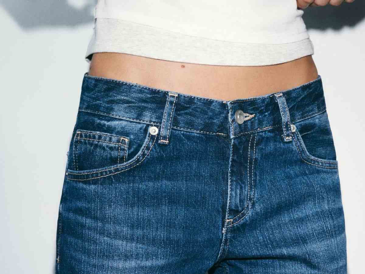 un jeans a vita bassa