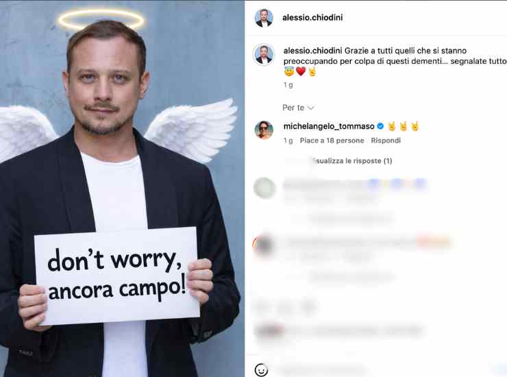 Alessio Chiodini ex di Un posto al Sole - Pourfemme.it