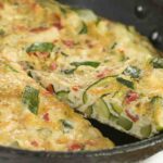 frittata di zucchine e peperoni