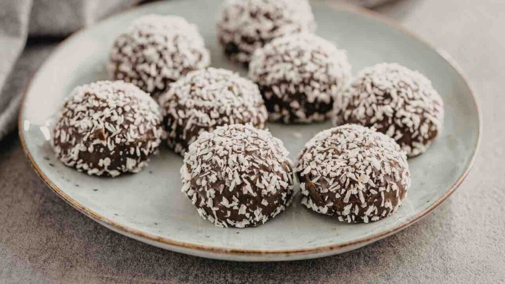 praline al cioccolato e cocco