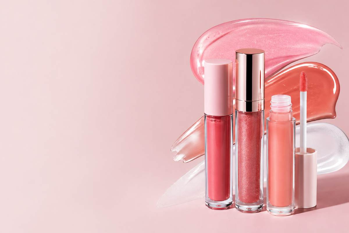 lipgloss e striscia colore