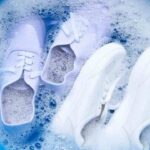 scarpe da ginnastica lavaggio