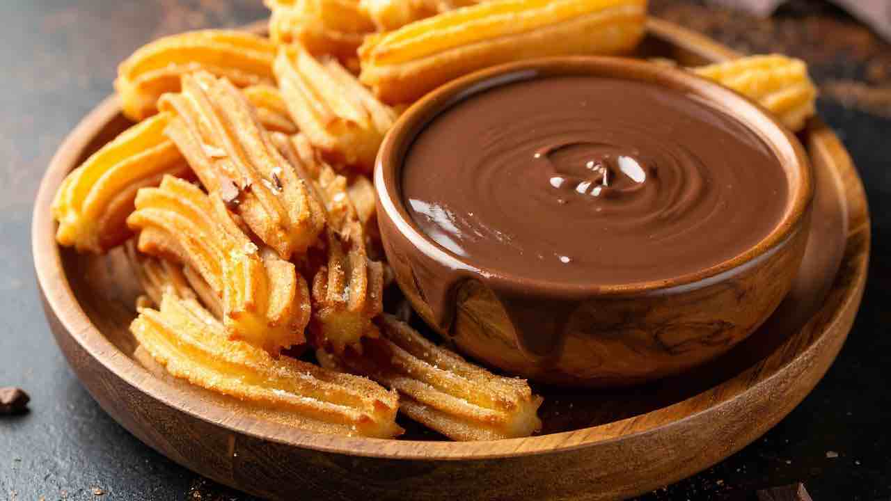 churros con la cioccolata