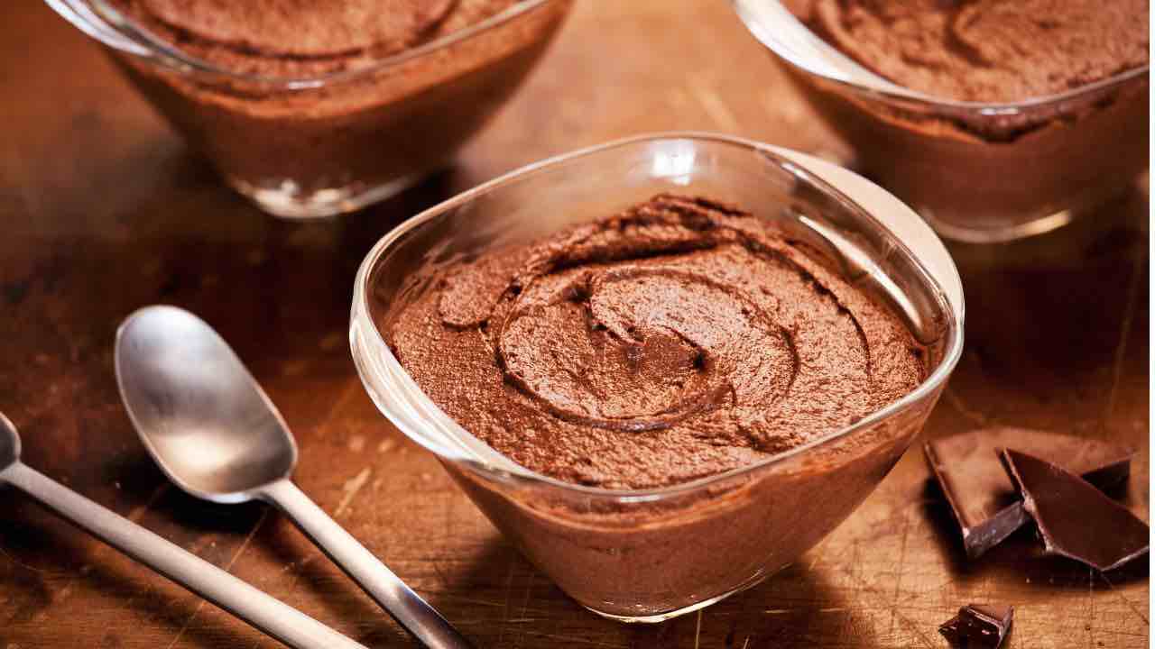 mousse di castagne al cioccolato