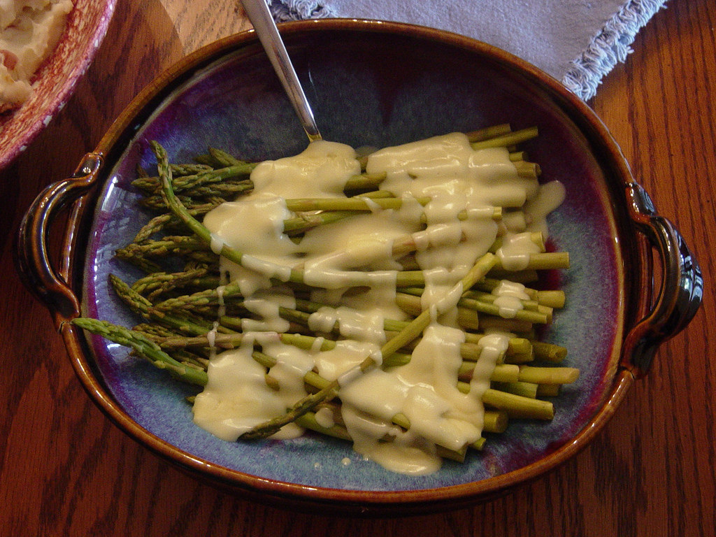 Asparagi al formaggio con il Bimby