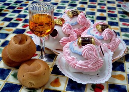 Biscotti san Martino e moscato