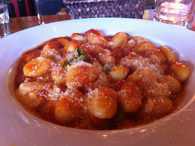 Gnocchi di semolino con salsa al pomodoro