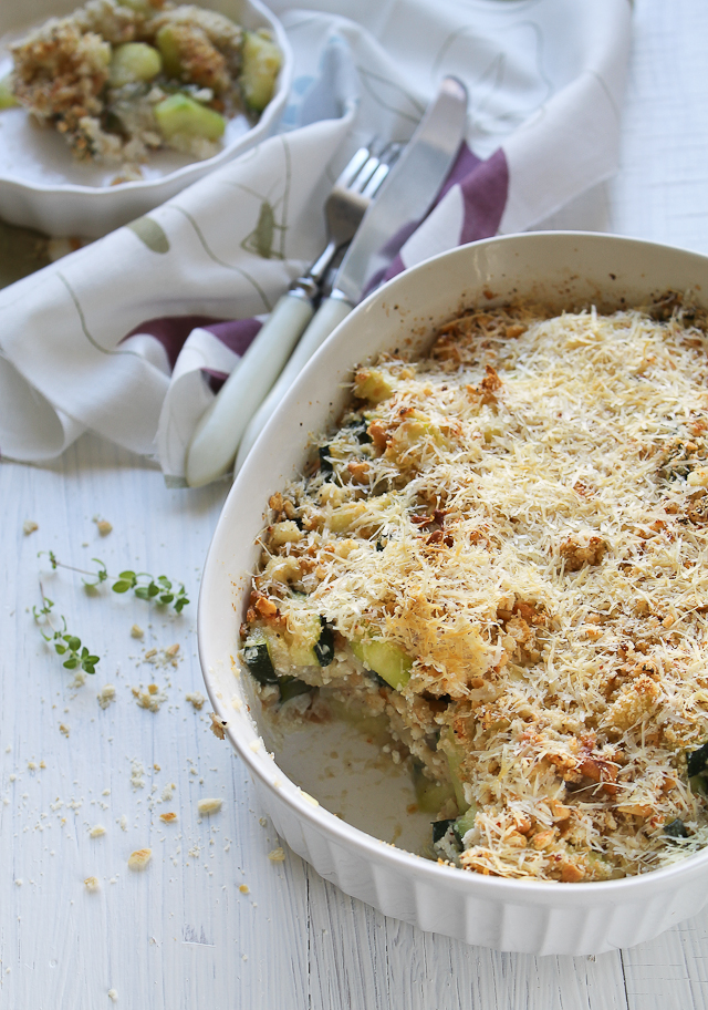 Gratin di zucchine e patate