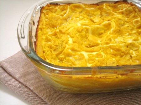 Lasagna con ricotta e zucca