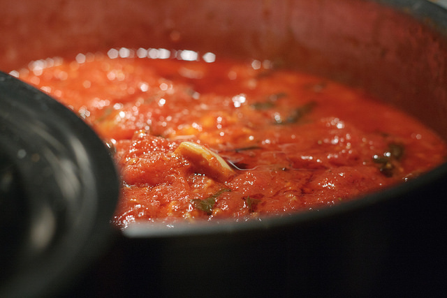 Passata o salsa di pomodoro fatta in casa