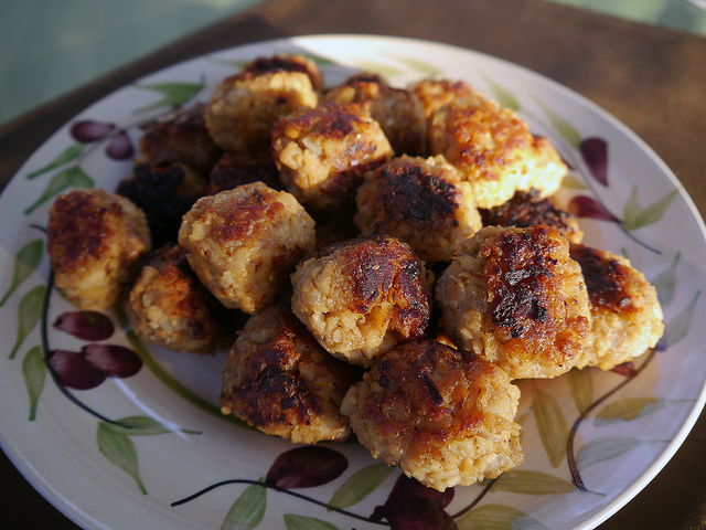 Polpette di soia vegane