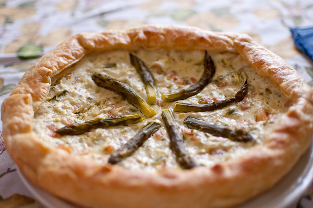 Quiche di asparagi con il Bimby