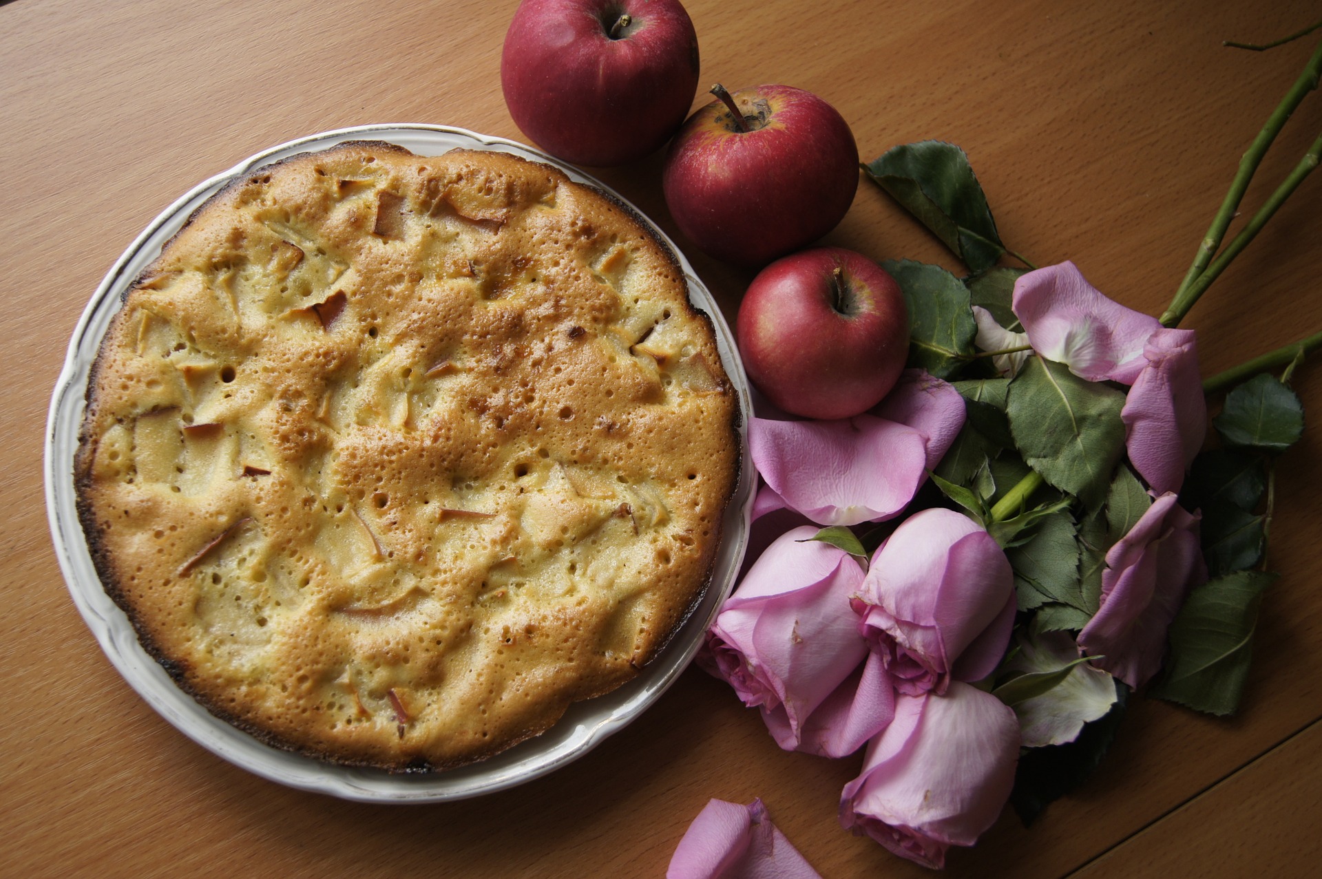 Torta di mele e ricotta