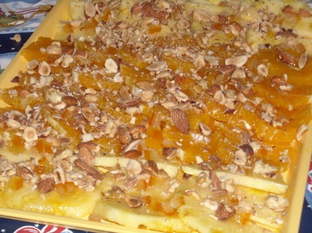 Insalata di frutta e miele