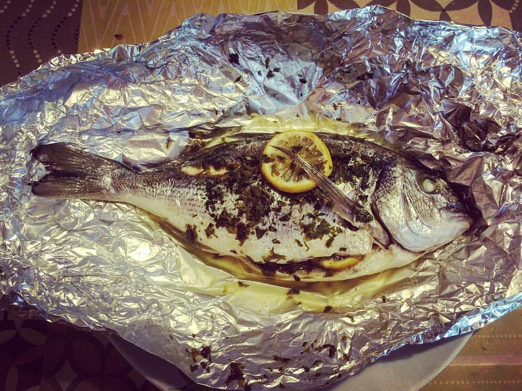 Branzino al cartoccio