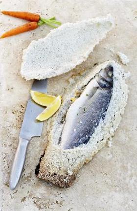 branzino sotto sale