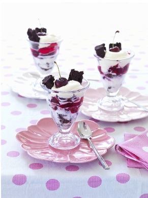 budino ciliegie