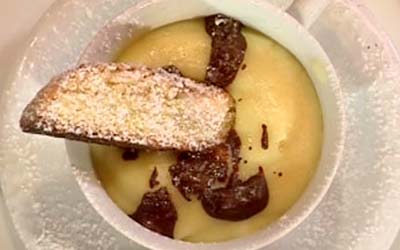 cantucci e crema pasticcera