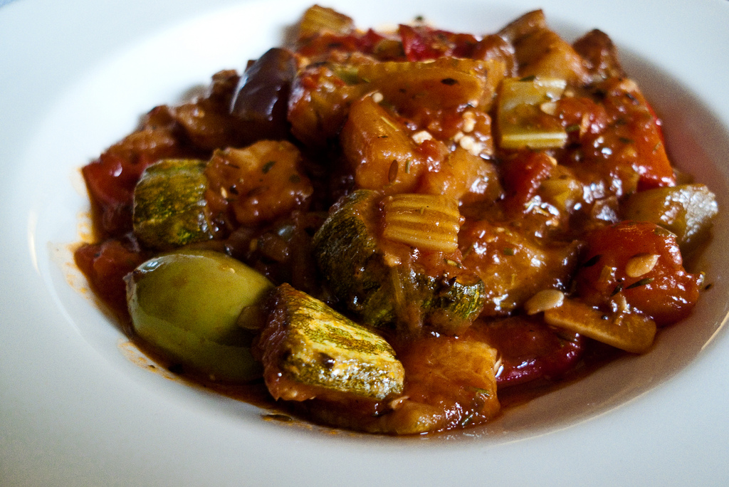caponata siciliana di melanzane