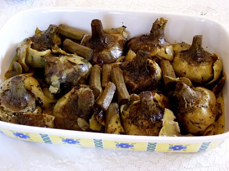 carciofi alla romana
