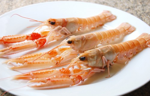 Come pulire gli scampi