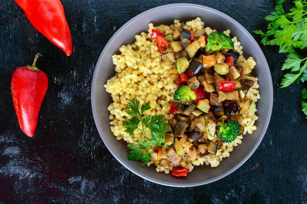 Cous cous alle spezie con verdure