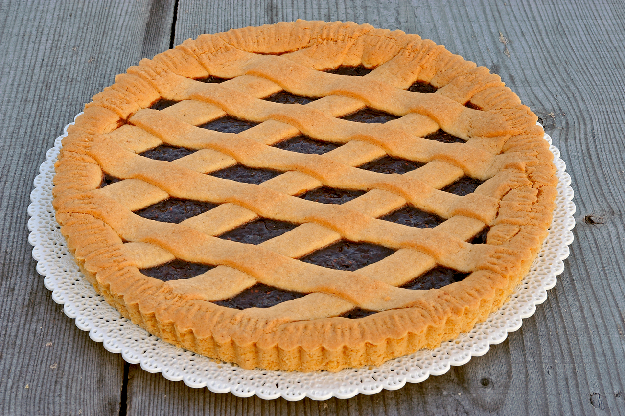 crostata lamponi