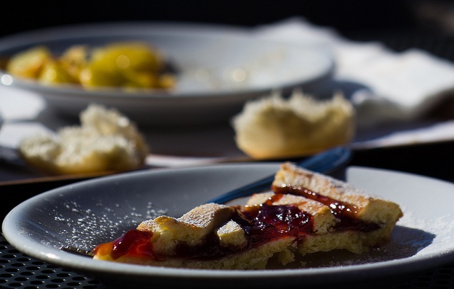 crostata light senza burro e marmellata