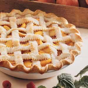 Crostata di pesche fresche