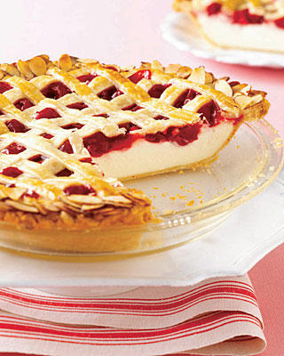 crostata ricotta e marmellata alla fragola
