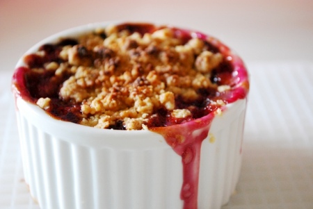 crumble lamponi