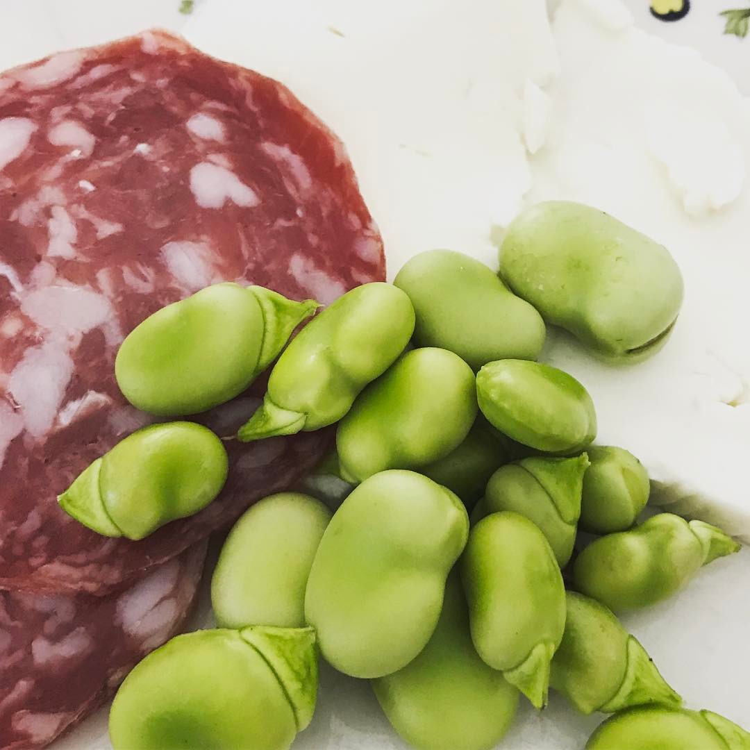 fave e salame insalata ricetta
