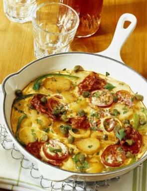 Frittata con le verdure