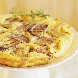 Frittata di cipolle e parmigiano