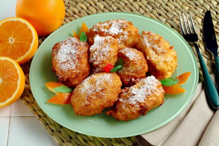 frittelle arancia carnevale