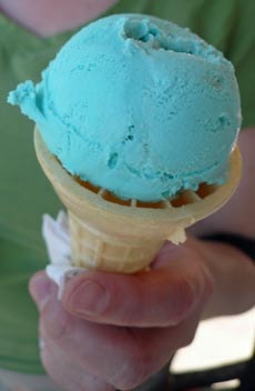 gelato gusto puffo