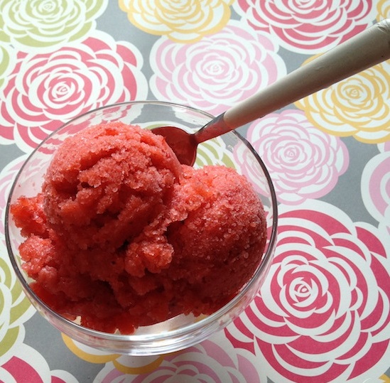 granita di fragola ricetta siciliana