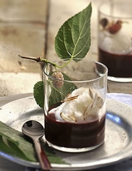 granita di gelsi neri