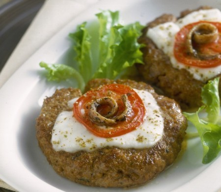hamburger decorato