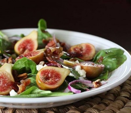 insalata autunnale con fichi