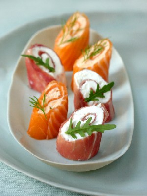 involtini salmone e panna