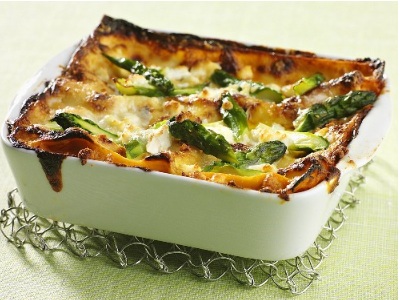 lasagne verdure in bianco