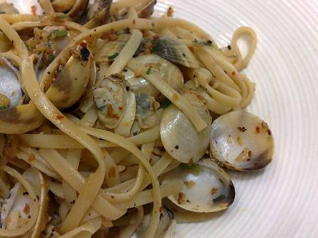 linguine alle vongole e carciofi
