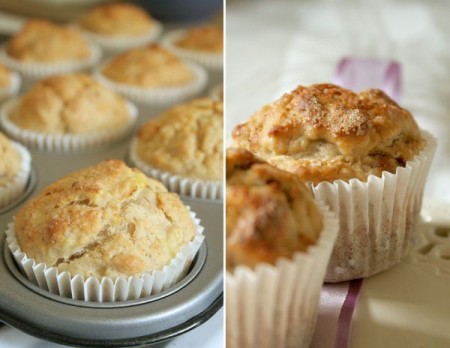 muffin integrali banane